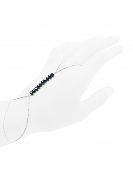 Bijou de Main Perles - Argent