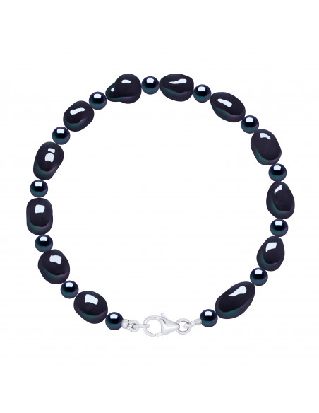 Pulsera de perlas de Alternate - Plata