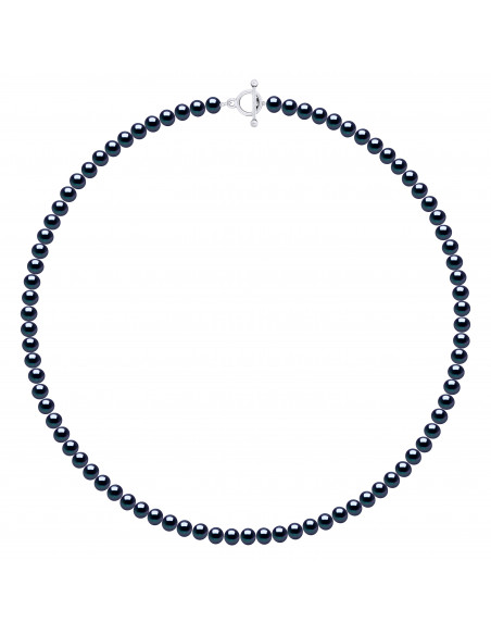 Collar T Semi-Ronde Beads - Plata