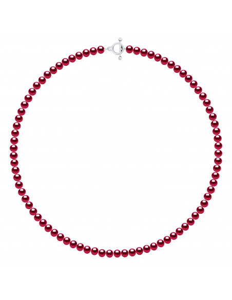 T Pearl Necklace - Silver