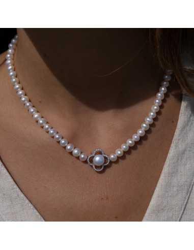 Collar de perlas - Plata