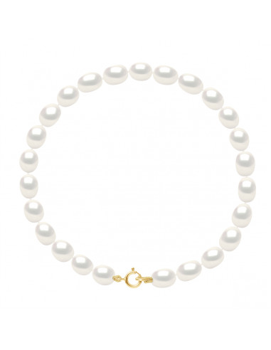Bracelet Perles Riz - Or