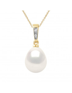 Pearl and Diamond Pendant -...