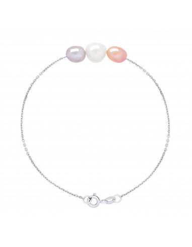 3 Perline Bracciale - Argento