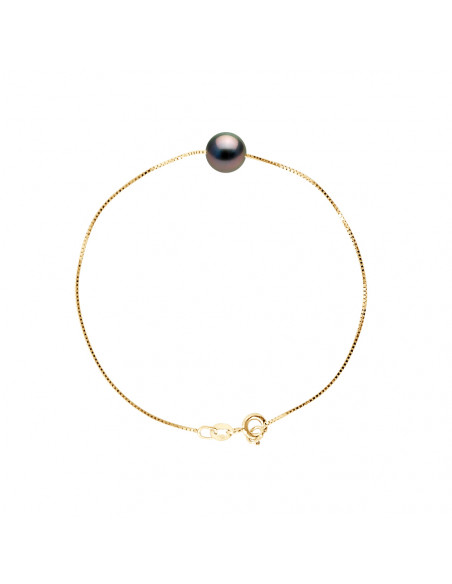 Pulsera de perlas Tahiti - Oro