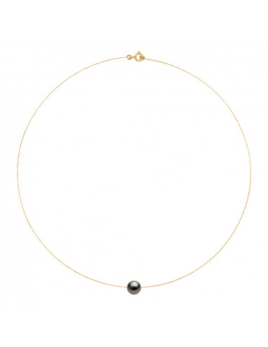 Tahiti collar de perlas - oro