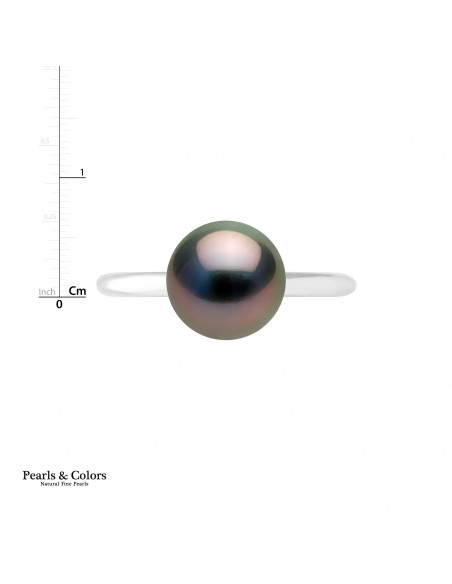 Bague Perles Tahiti - Argent