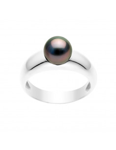 Tahitian Pearl Ring - Silver