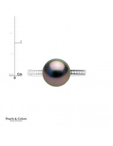 Tahitian Pearl Ring - Silver