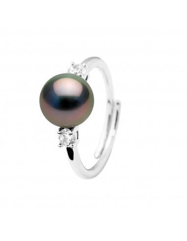 Tahitian Pearl Ring - Silver