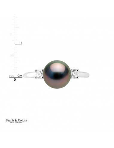 Bague Perle Tahiti - Argent