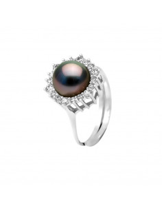 Tahitian Pearl Ring - Silver