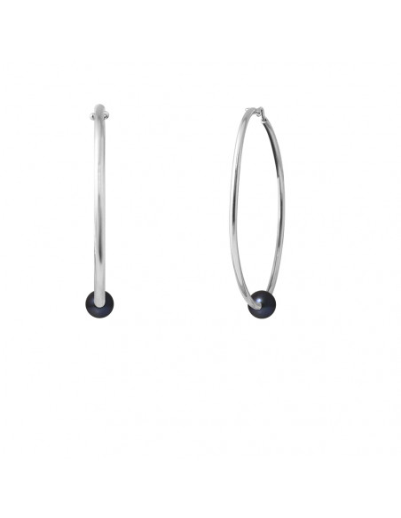 Pendientes de perlas - Plata