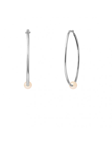 Boucles d'Oreilles Perles - Argent