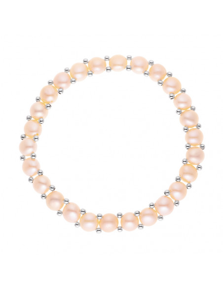 Bracelet Perles - Argent