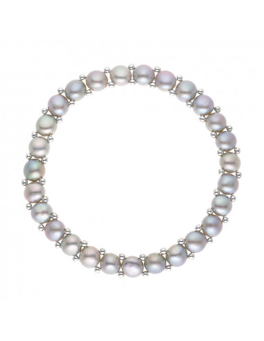 Bracelet Perles - Argent