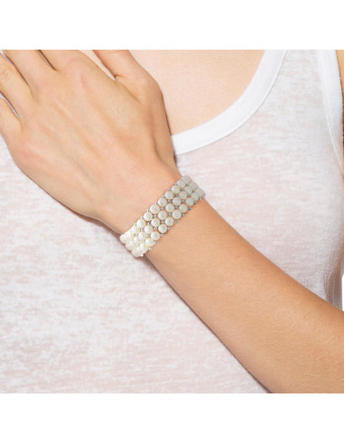Bracelet Perles - Argent