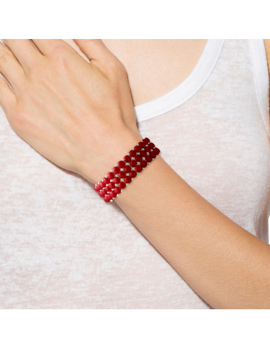 Bracelet Perles - Argent