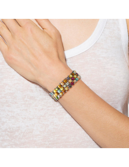 Bracelet Perles - Argent