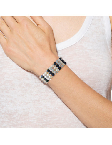 Bracelet Perles - Argent