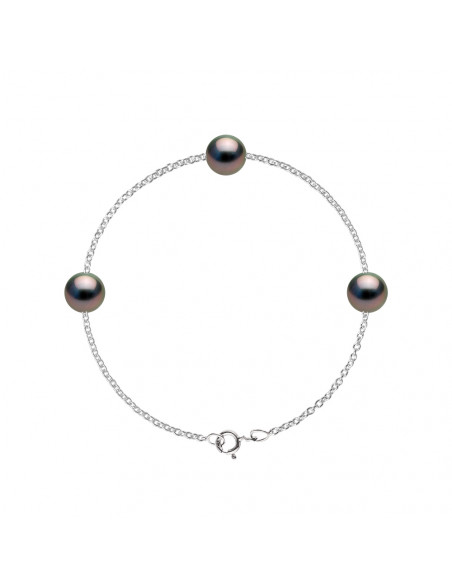 Tahitian Pearl Bracelet - Silver