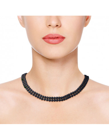 Pearl necklace 2 rows
