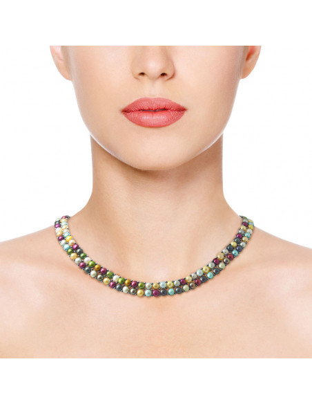 Pearl necklace 2 rows