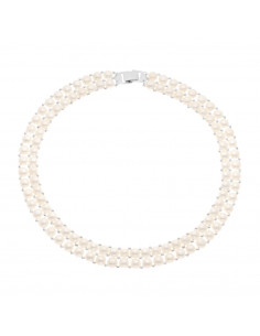 Pearl necklace 2 rows