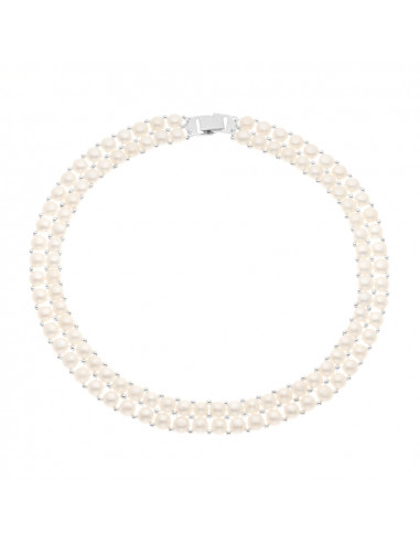 Pearl necklace 2 rows