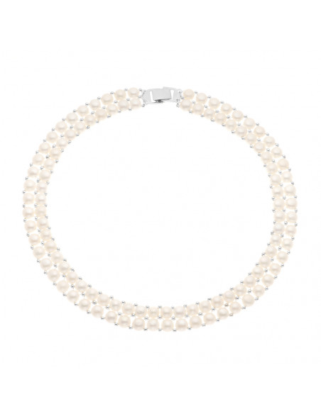 Perlas de collar 2 filas