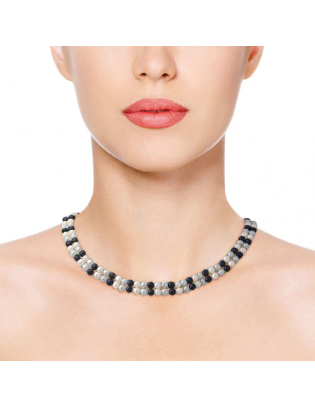 Collier Perles 2 rangs