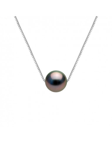 Tahitian Pearl Necklace - Silver