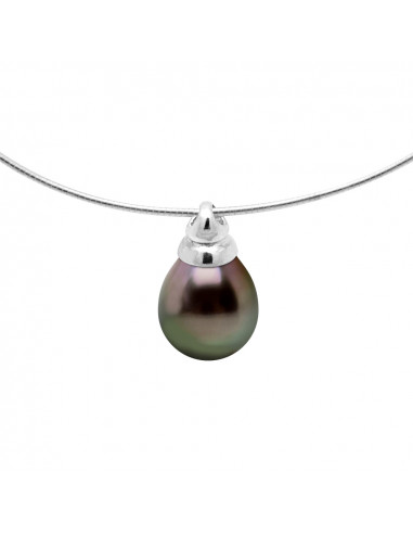 Tahitian Pearl Necklace - Silver