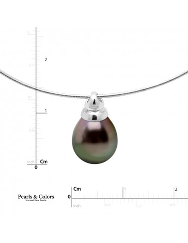 Tahitian Pearl Necklace - Silver