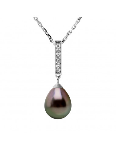 Tahitian Pearl Necklace - Silver