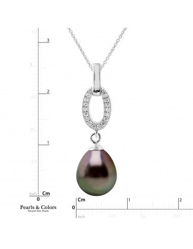 Collier Perle Tahiti - Argent