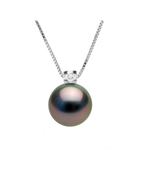 Tahitian Pearl Necklace - Silver
