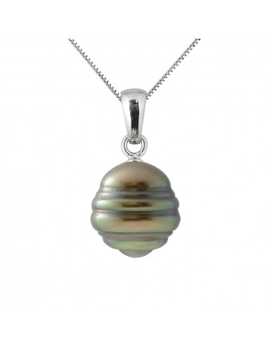 Tahitian Pearl Pendant - Silver