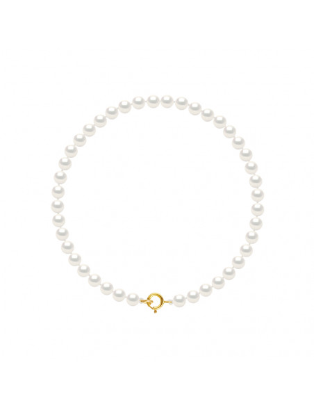 Pulsera de cuentas redondas - oro