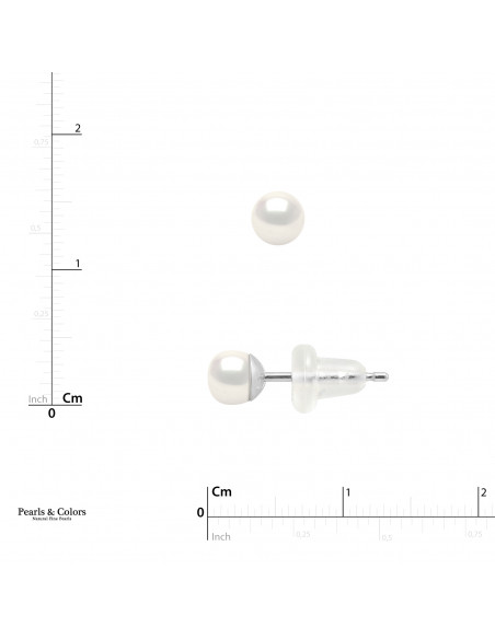 Boucles d'Oreilles Perle - or