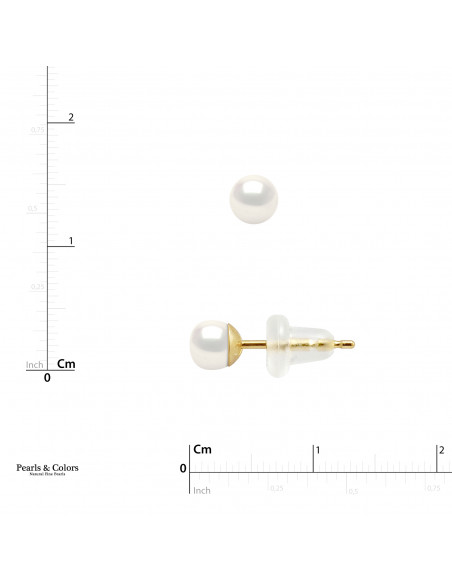 Pearl Earrings - Gold