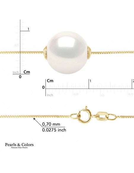 Collar de perlas - oro