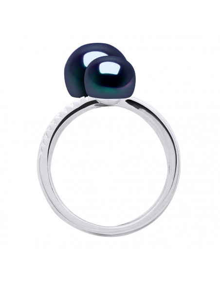 Anillo de perlas - Plata