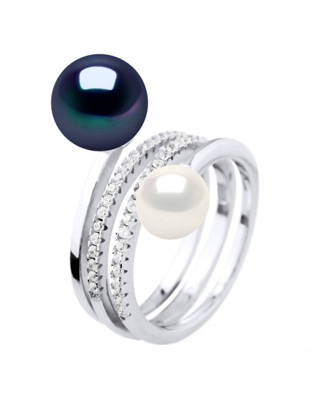 Anillo de perlas - Plata