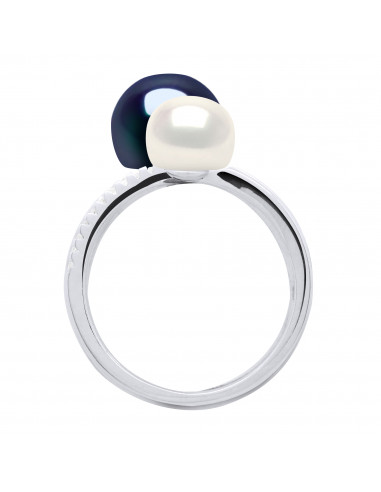 Anillo de perlas - Plata