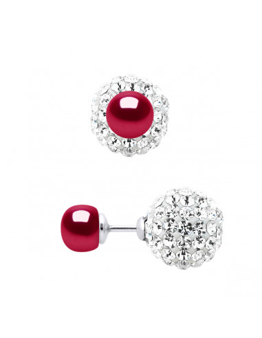 Boucles d'Oreilles Perles - Argent