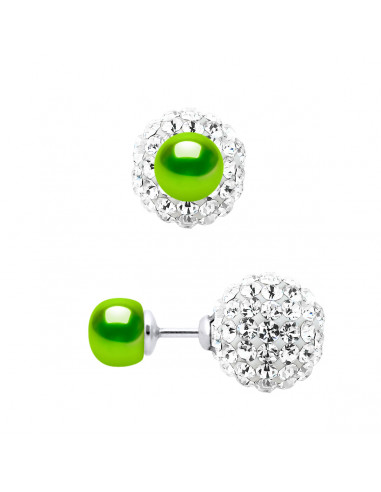 Boucles d'Oreilles Perles - Argent