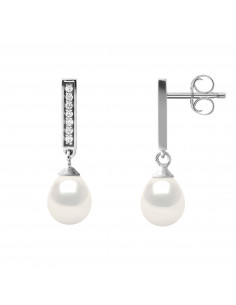 Boucles d'Oreilles Perles -...