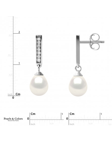 Pearl Earrings - Silver