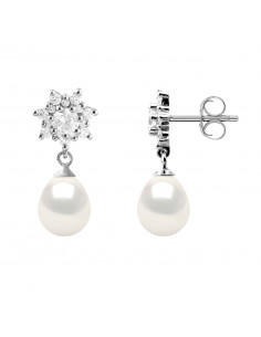 Boucles d'Oreilles Perles -...